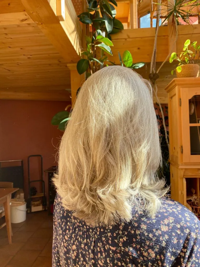 Vor dem Hairbalancing – P. W.